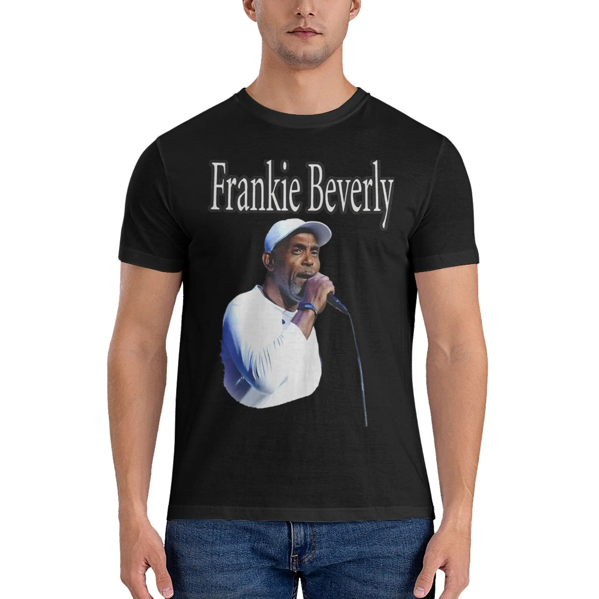 Men Women Maze Frankie Beverly Singer T Shirt  100% Cotton Clothing Casual Short Sleeve Crewneck Tees 4XL 5XL T-Shirt