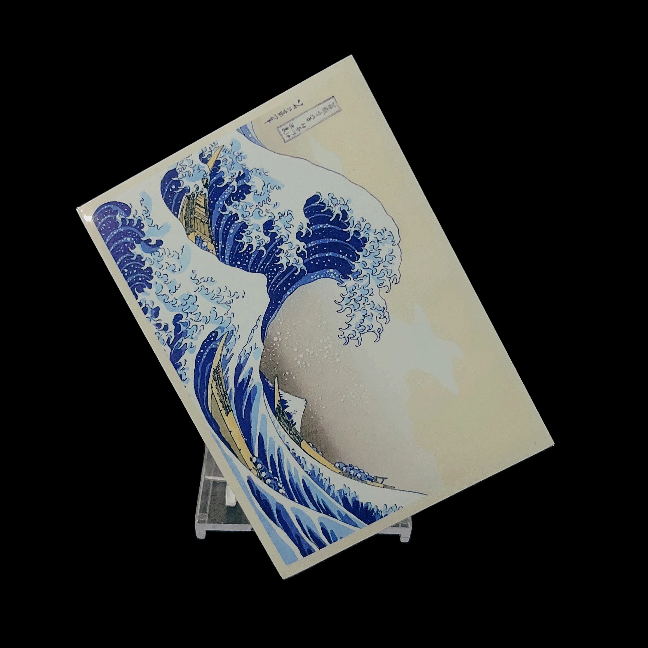 60PCSTCG The Great Wave Card Sleeves Japanese Famous Painting Card Protector Shield Graphics Top Loader MTG/YGO Limited Sleeves