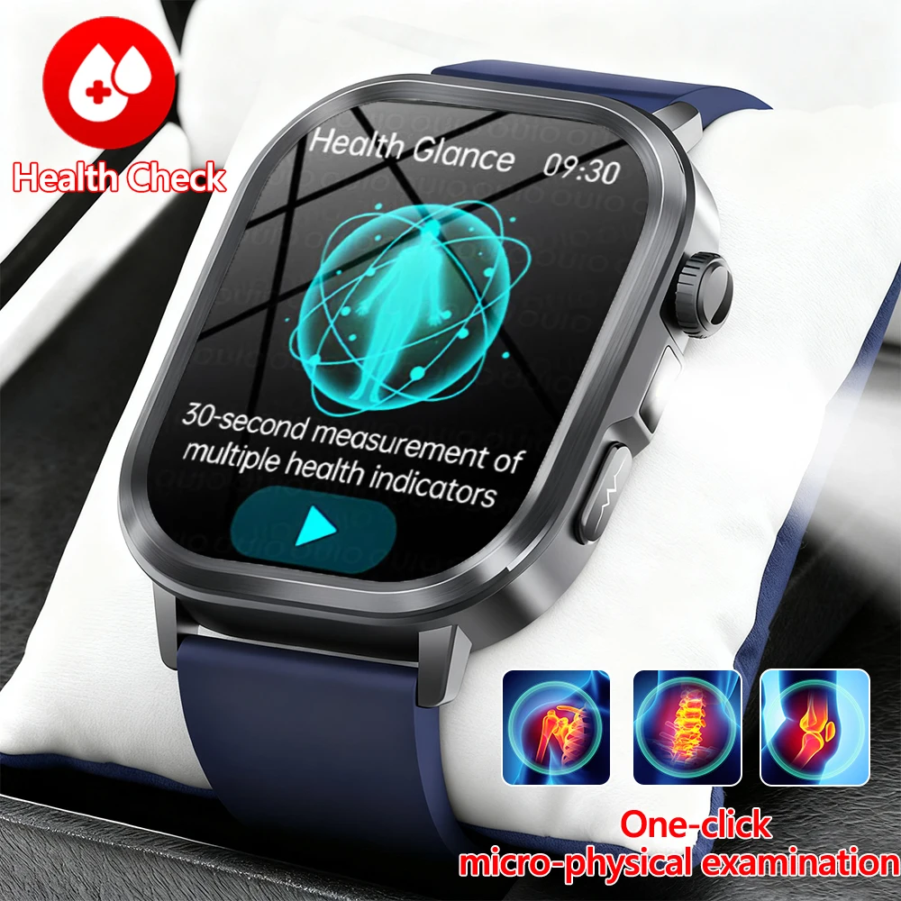 

Body Composition analysis Monitoring Smart Watch Men ECG Heart Rate Blood pressure Uric Acid Health Tracker Smartwatches 2025New