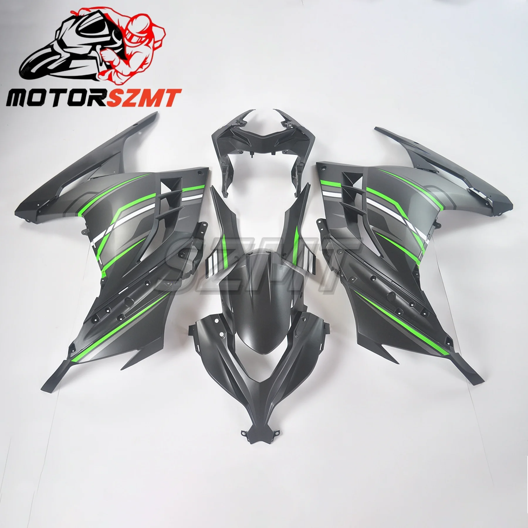 

Подходит для Kawasaki Ninja300 2013 2014 2015-2017, полный комплект обтекателей, комплект обтекателя кузова, комплект обтекателя, литой пластик