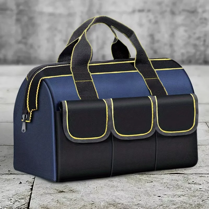 Portable Large Tool Bag, Tool Storage Waist Pack, Magnetic Wrist Strap; Durable Thick Oxford Cloth Material, Professional Work