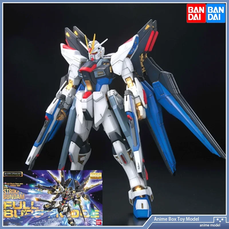 Gundam Bandai MG SEED 1/100 Z.A.F.T ZGMF FULL BURSTMDDE Strike Freedom Deluxe Edition Action Assembly Model Original Product