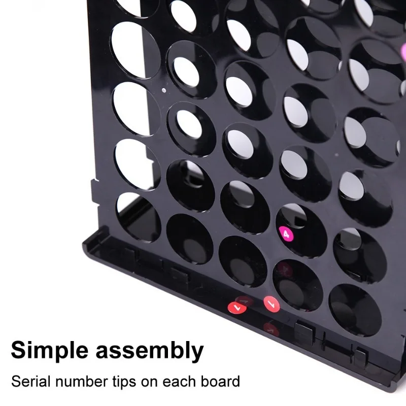 50 Holes Tattoo Ink Rack Wall Mount Tattoo Pigment Display Storage Holder Multi-hole Tattoo Color Bottle Organizer Stand