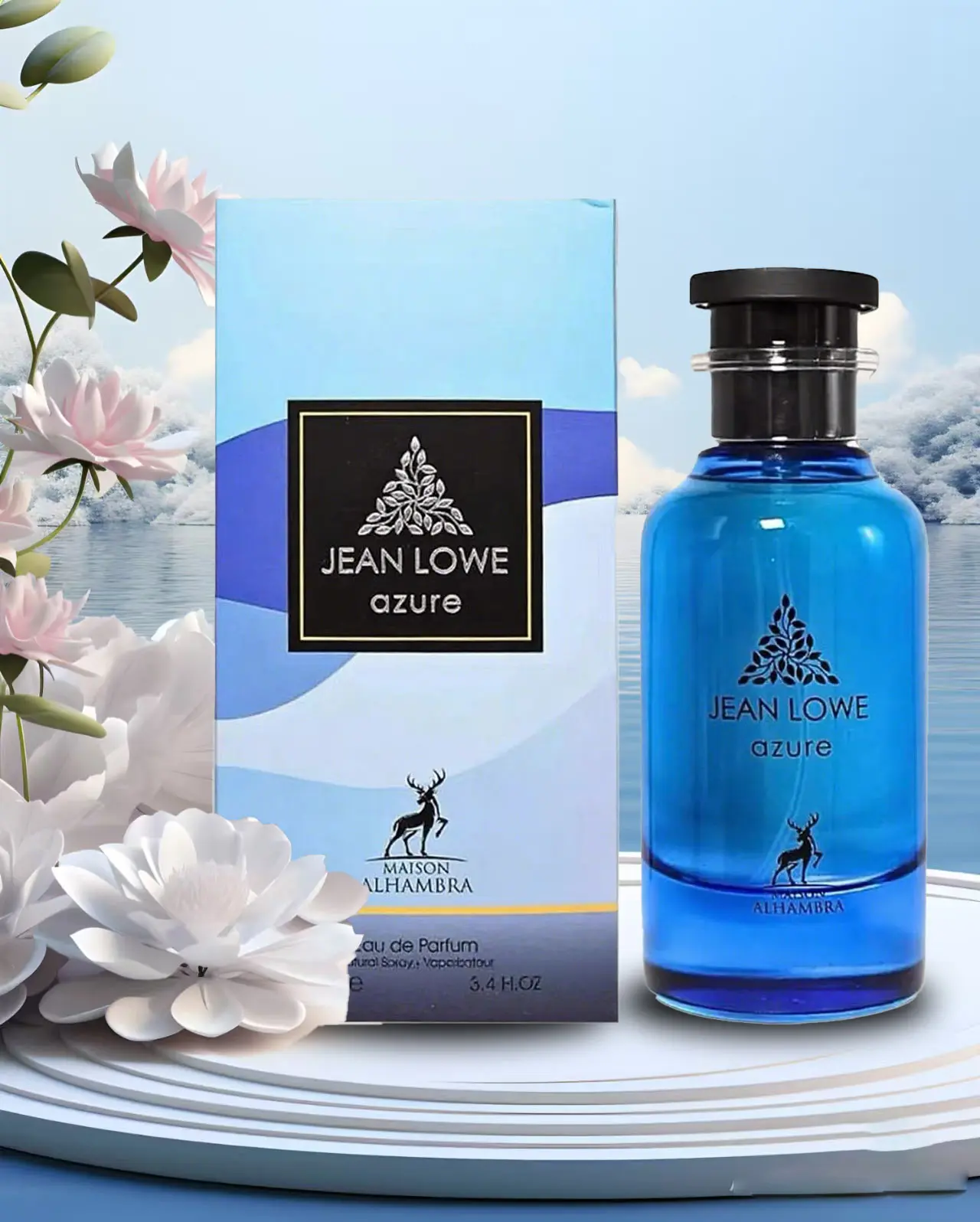 Maison Alhambra Jean Lowe Azure für Unisex Eau de Parfum Spray, 3,4 Unzen / 100 ml