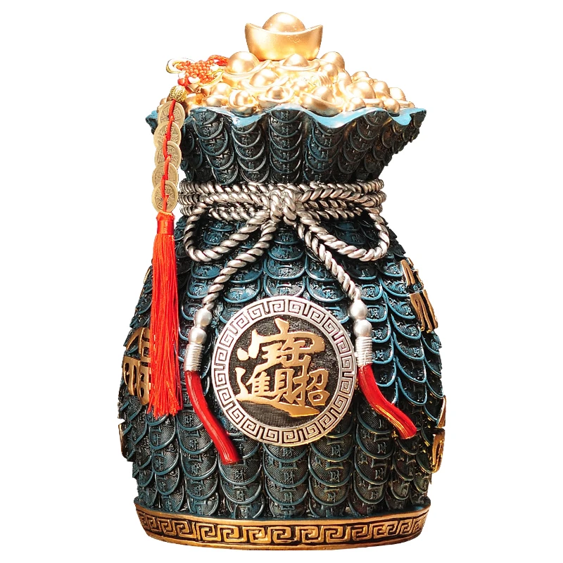 

Копилка большой емкости, орнамент для дома, гостиной, полимерный мешок для денег, украшение на новоселье, открытие, подарки на удачу