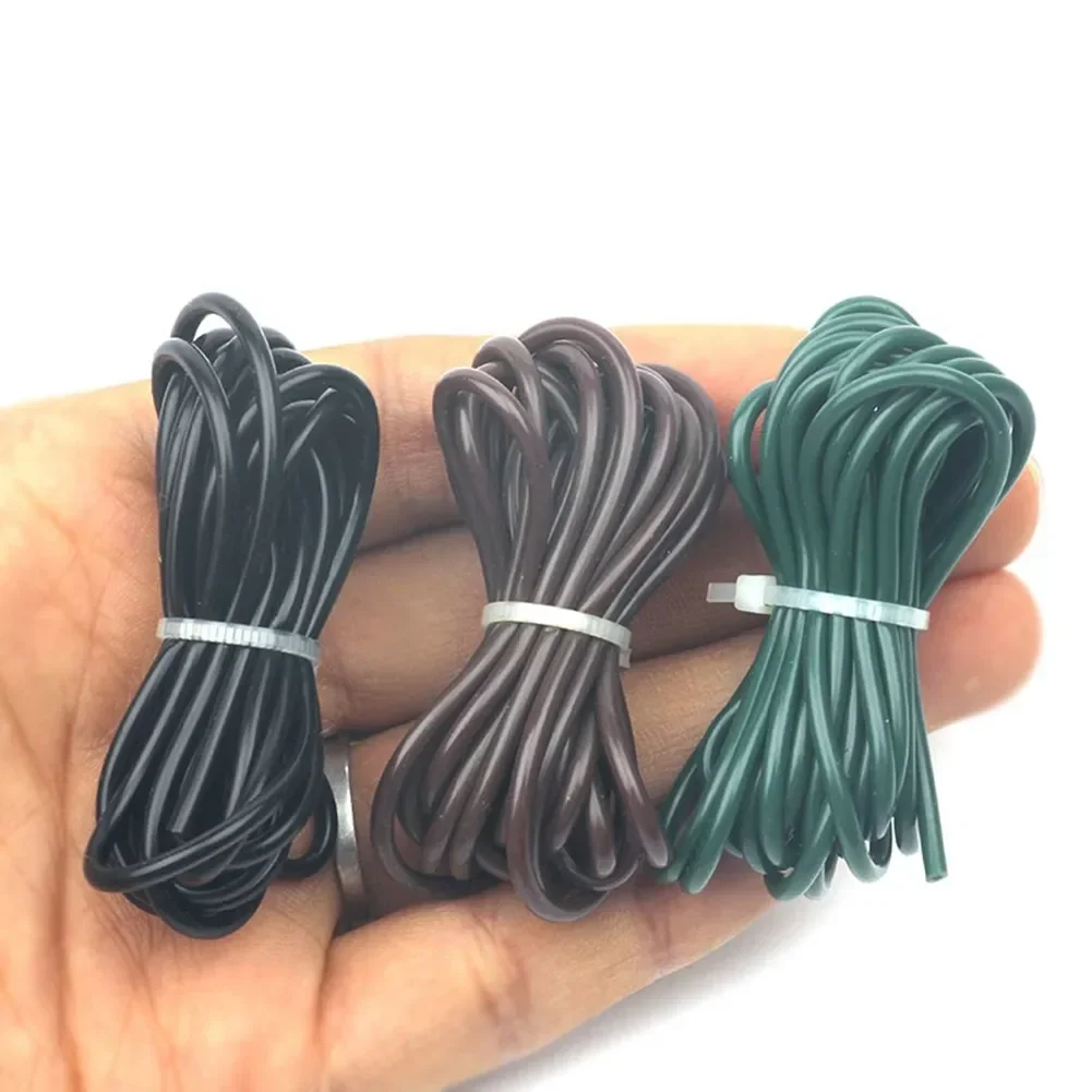 

1/2m Fishing Hook Tungsten Rig Tubing Carp Fishing Tackle Silicone Anti Tangle Rigs Tube Rope Fish Equipment