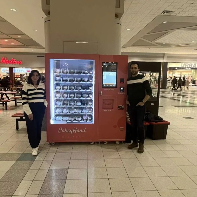 Advanced Flexible Snack Beverage Vending Cabinet with Touch Screen and Cashless Payment for Unattended Retail Customized