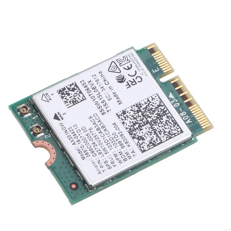 N84B AX201NGW WIFI NGFF สำหรับคีย์ E สำหรับ M.2 CNVIO 2 Dual Band 2.4G Wireless Adapter Card 802.11ac BT 5.0 สำหรับ Win10