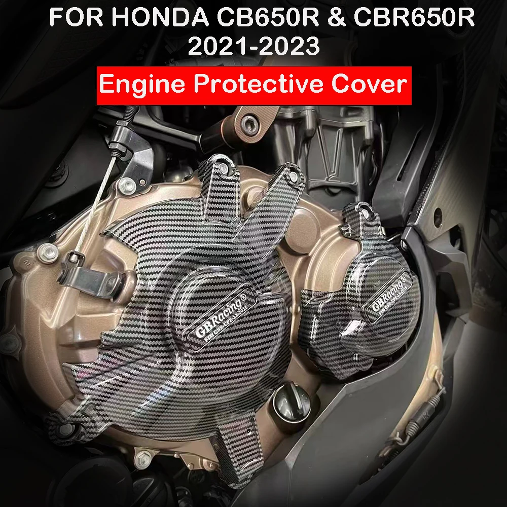 

For HONDA CB650R CBR650R 2021 2022 2023 Engine Protection Cover GB Racing Alternator Clutch Pump Protect Cover Accessories