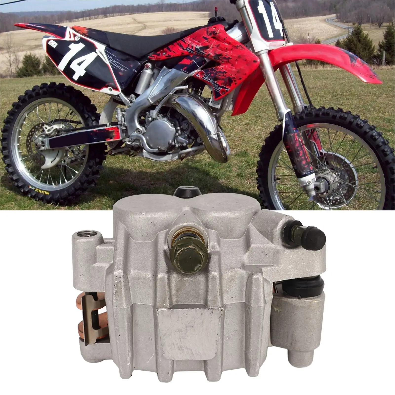 

Motorcycle Front Brake Caliper Aluminium Alloy Lower Pump Master Hydraulic Disc Cylinder Caliper for CRF150F 230F 450R XR250R