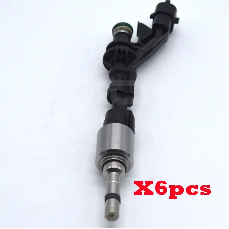 6PCS/Lot FX23-9F593-AC FUEL INJECTORS fit for Jaguar F-Type XJ XF XFR-S XFR XJR 3.0L V6 2013-2015 NO# FX23-9F593-AB FX239F593AC