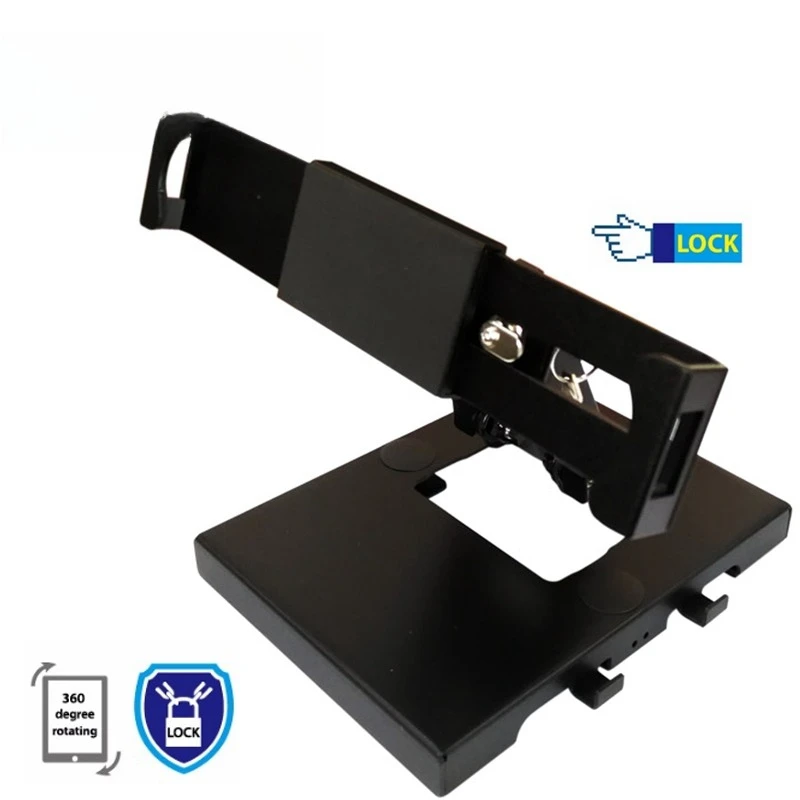 

New 10.1-13-inch anti-theft security tablet holder wall-mounted desktop monitor with aluminum metal case