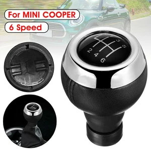 Transmissão manual Carro engrenagem Shift Knob, 6 velocidades, alavanca Shifter para Mini Cooper R55, R56, R57, R58, R59, F56, F54, F57, Countryman R60, R61 8 principais vendas manete mudancas mini r60 - №1