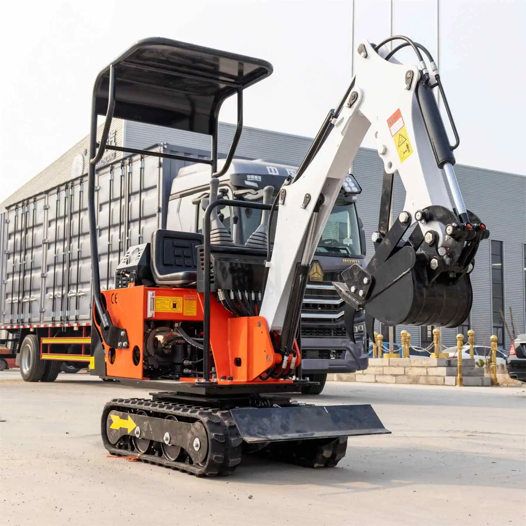 Ce Epa Mini Excavators 0.8Ton 1Ton Micro Crawler Digger Machine China Small Excavator