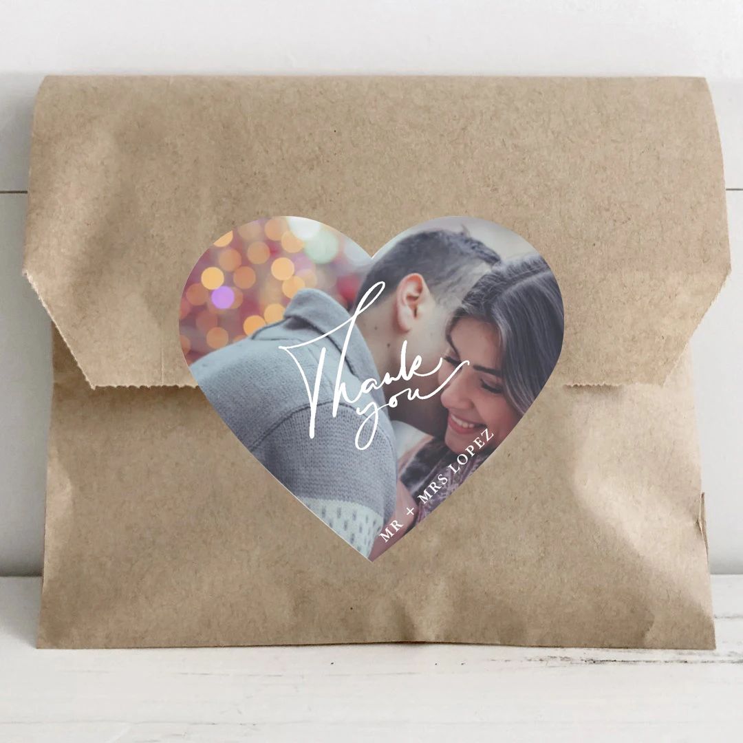96 adesivi impermeabili d'amore personalizzati, loghi personalizzati, etichette commerciali, posta per matrimoni, feste, compleanni, nam