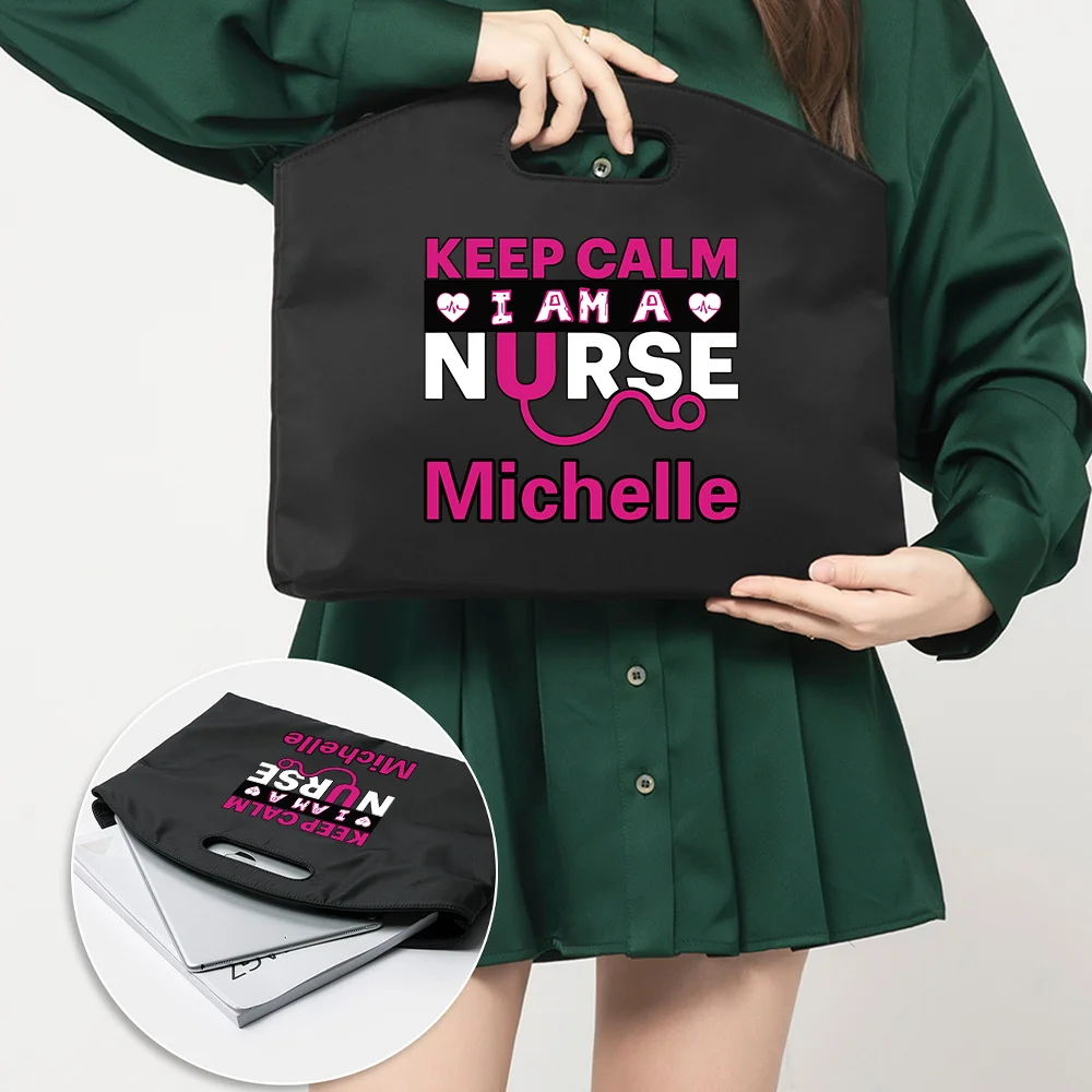 حقيبة أعمال ذات سعة كبيرة، حقيبة يد محمولة متعددة الوظائف للأعمال والترفيه.