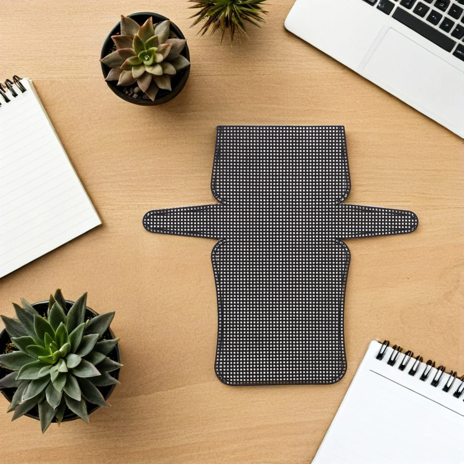 

7pcs Plastic Mesh Sheets 13.9" X 13.2" Lightweight Grid Canvas For Crochet Bags Embroidery Craft Diy Purse Frame Cross Stitch