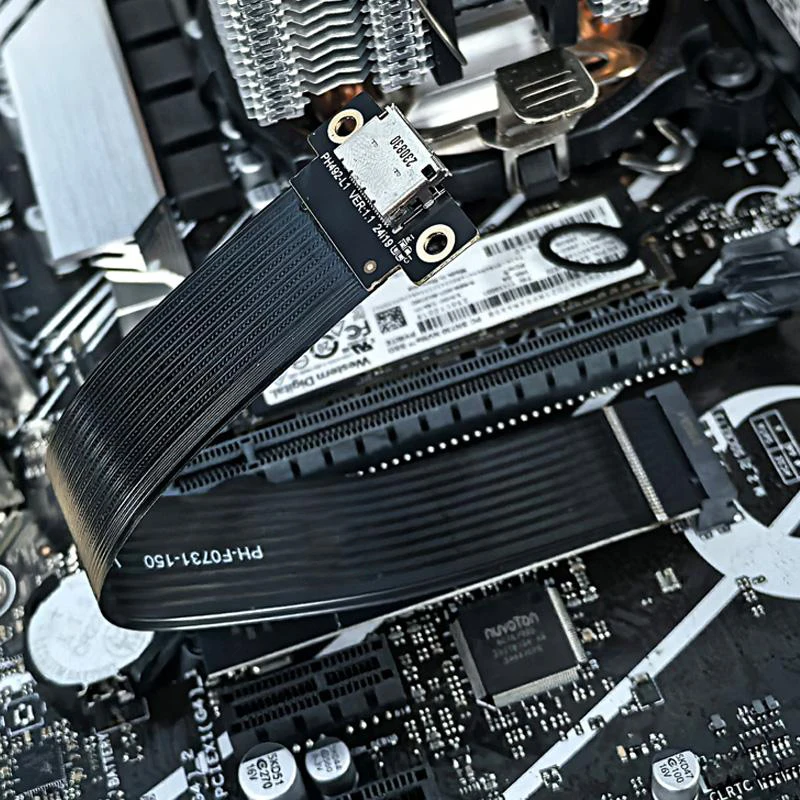 كابل تمديد M.2 NVME إلى Oculink PCIE 4.0 X4SFF-8612 SFF-8611 كابل تمديد بطاقة الرسومات للكمبيوتر المحمول لخوادم تخزين GPU