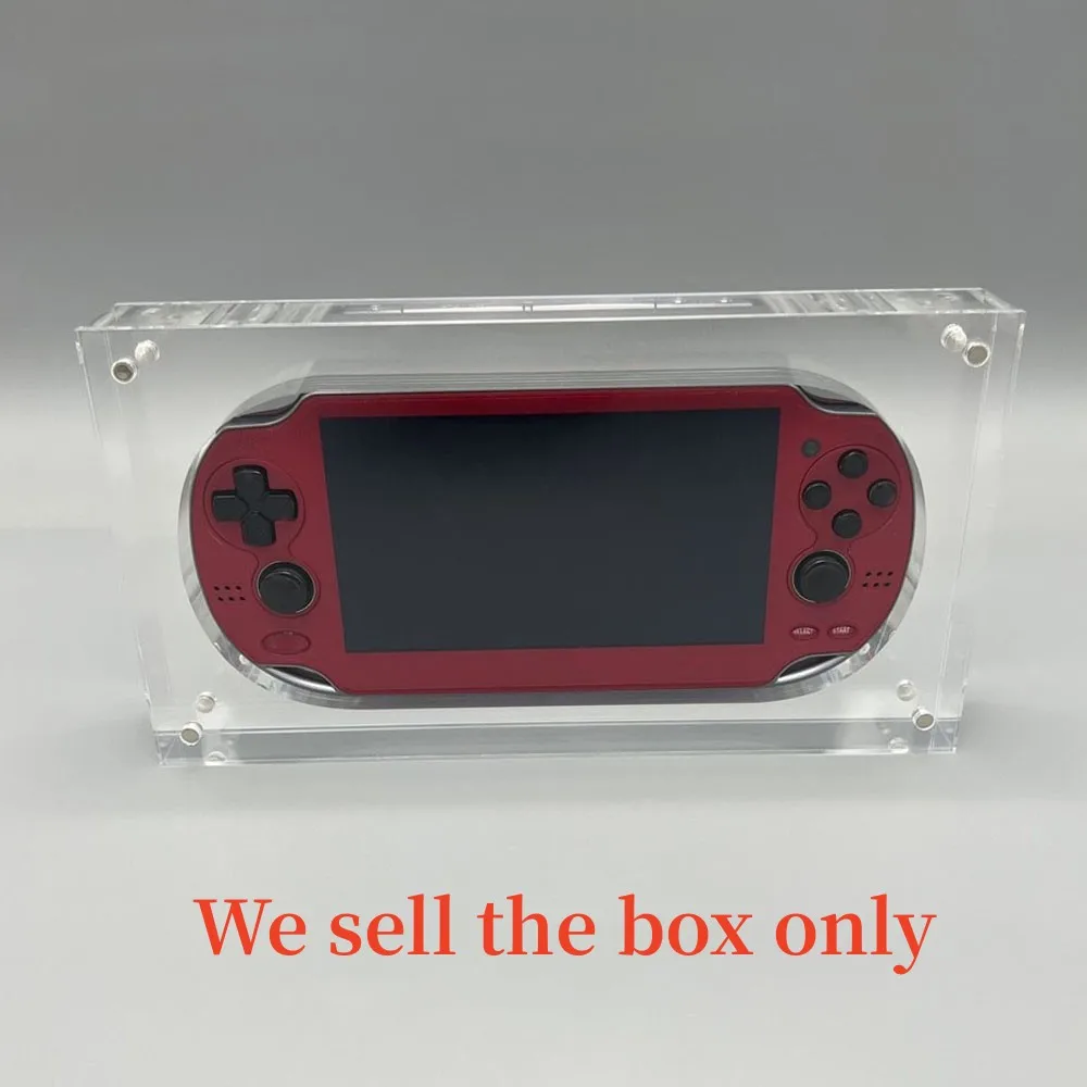 High transparency acrylic Display Case Box For PSV 1000 Game Shell storage box with magnetic cover Clear Protector