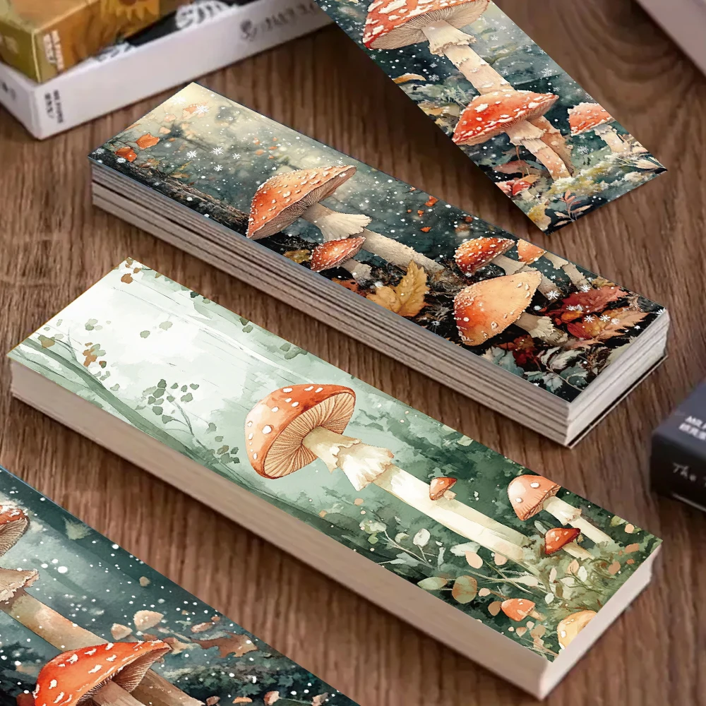 

32 шт. закладки в виде грибов в стиле ретро, для помощи при чтении, подходят для Рождества, Хэллоуина, учителей, читателей и подарков на день рождения