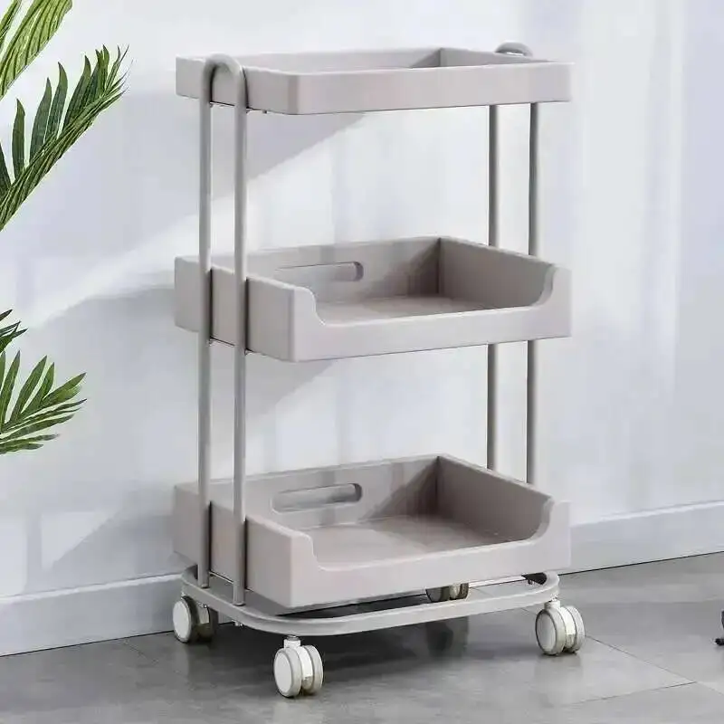

Originality Trolley Beauty Modern Multifunctional Style Italian Salon Barber Shop Trolley Designer Furniture Skjuta En Vagn HBSC