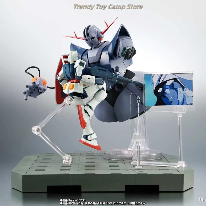 

【In Stock】Bandai Original MODEL KIT ROBOT SOUL ZEONG&RX-78 Action Figure Model Toy Gifts for Boy Collectible