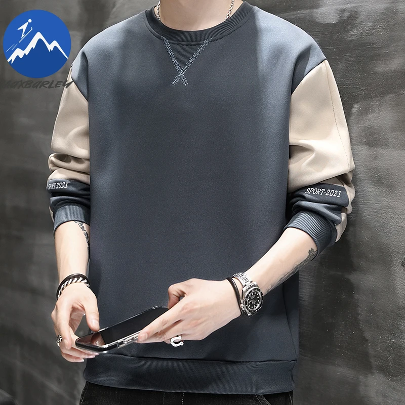 

Брендовые мужские толстовки в стиле хип-хоп ashion, осень 2023, мужские толстовки, новый повседневный однотонный пуловер, уличная одежда, мужские топы в стиле Харадзюку