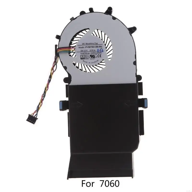 62KA 1PIECE LAPTOP CPU CHERAIATIAR DC12V 1A 4PIN 4WIRE COARING FAN CPU مبرد CPU لـ Optiplex 7050 7060 7070 MFF CPU مروحة