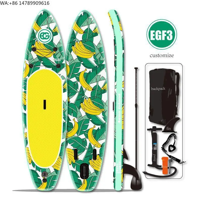 

Factory new cross-border SUP adult standing inflatable surfboard, inflatable paddle board outdoor products pulp board