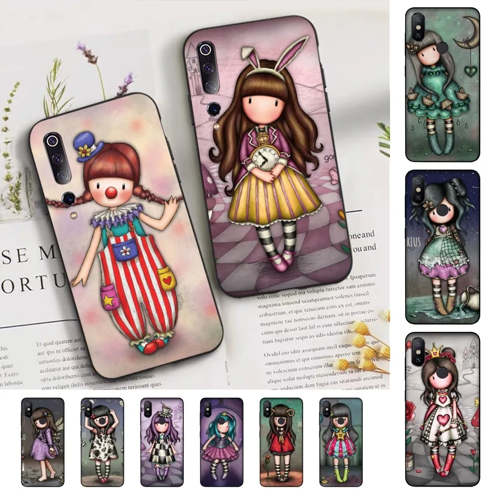 Santoro-Gorjuss GIRL Phone Case For Xiaomi Mi 5X 8 9 10 11 12 lite pro 10T PocoX3pro PocoM3 Note 10 pro lite