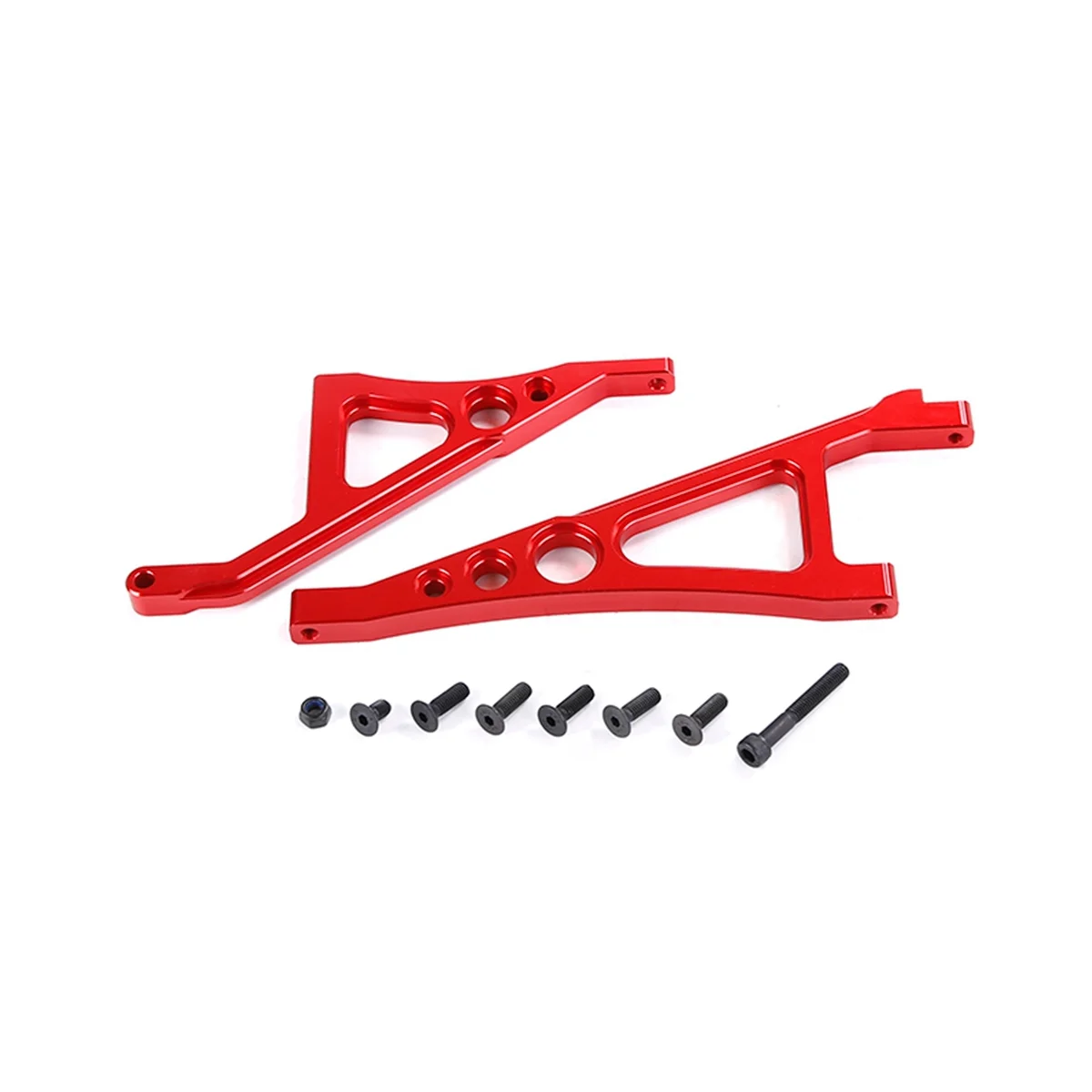 For 1/5 Rc Car Losi 5Ive T Rofun Rovan LT KingmotorX2 Truck Spare Parts,Front and Rear Support Bracket Kit,Red