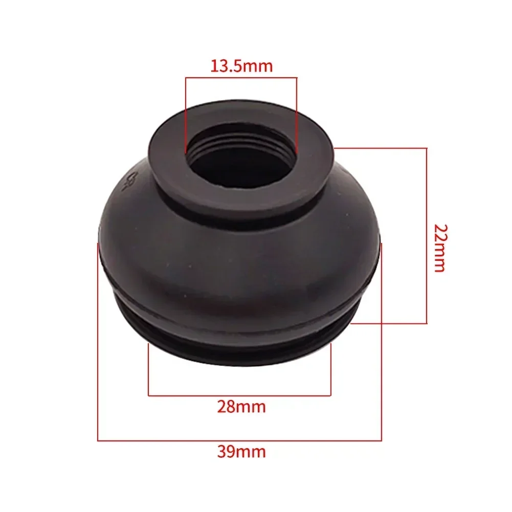 2pcs Car Suspension Steering Ball Joint Rubber Dust Boot Cover Track Tie Turn Rods Ends Set Parts Accessories