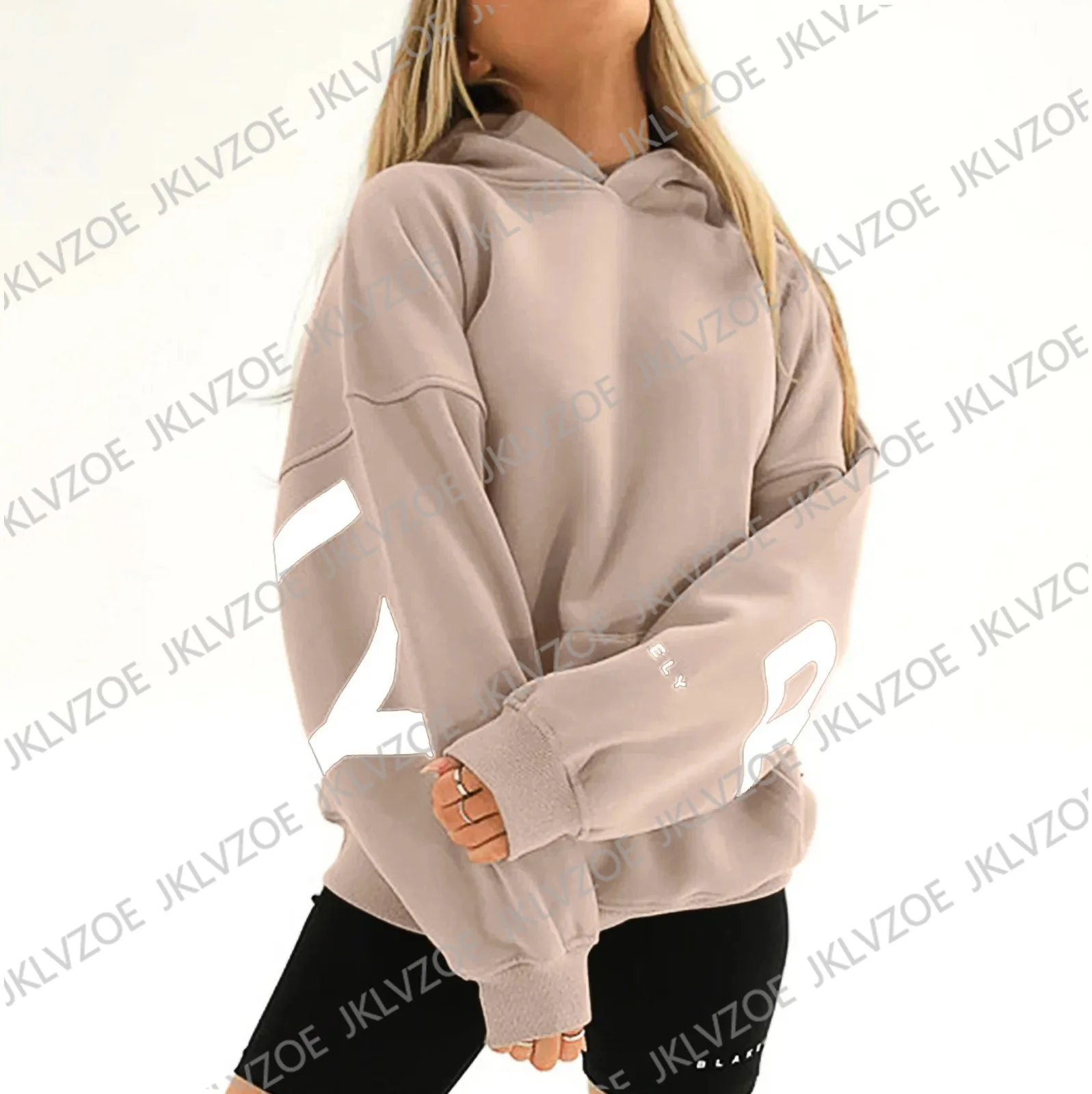 كنزات بغطاء رأس للرجال والنساء ، كنزة صوفية ناعمة غير رسمية ، كنزة رياضية كلاسيكية ، حروف بأكمام ، ملابس للأزواج ، Y2k #6