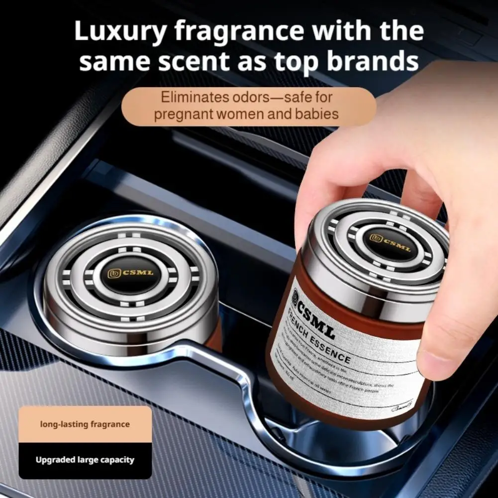 Car Air Freshener Aromatherapy Solid Balm Long Lasting Auto Perfume Diffuser Cologne Interior Accessories Car Odor Eliminator