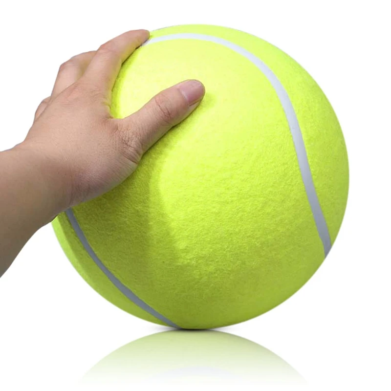 für Riesen-Tennisball für Hunde, Kauspielzeug, interaktives Spielzeug, großes aufblasbares Tennis, B. Dropship