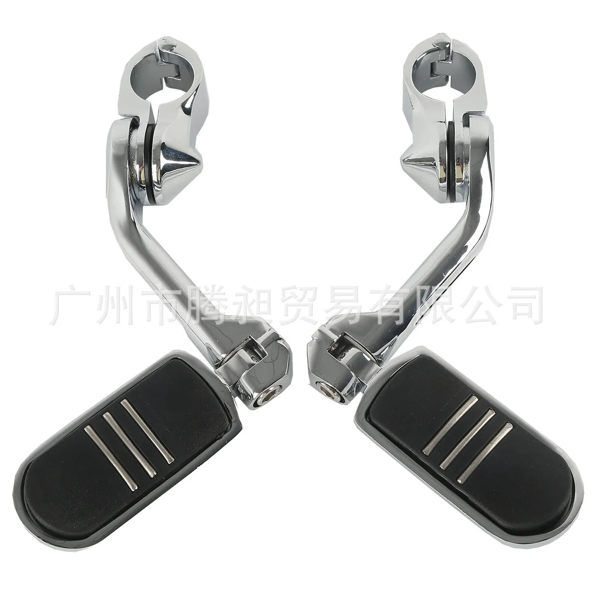 

USERX Universal Motorcycle Accessories 1 1/4" Long Angled Streamline Highway Engine Guard Foot Peg For Harley Davidson