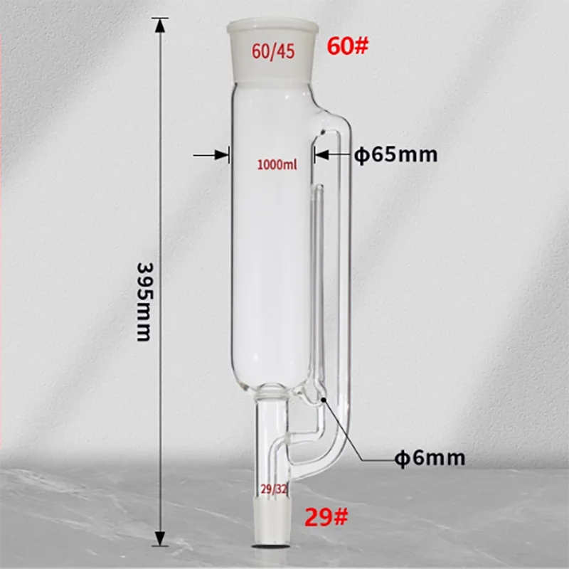 Slangvormige vetenextractor extractor Soxhlet extractie complete set van 1000ml
