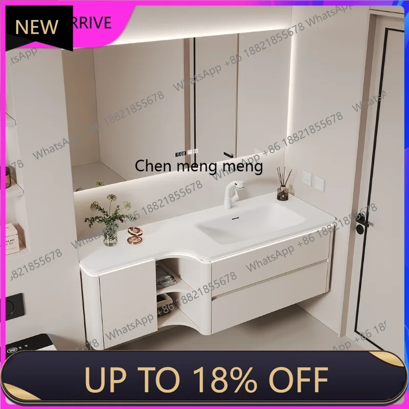 

C88 DuPont Corian integrated basin, bathroom cabinet, combined bathroom, washstand, custom wash basin