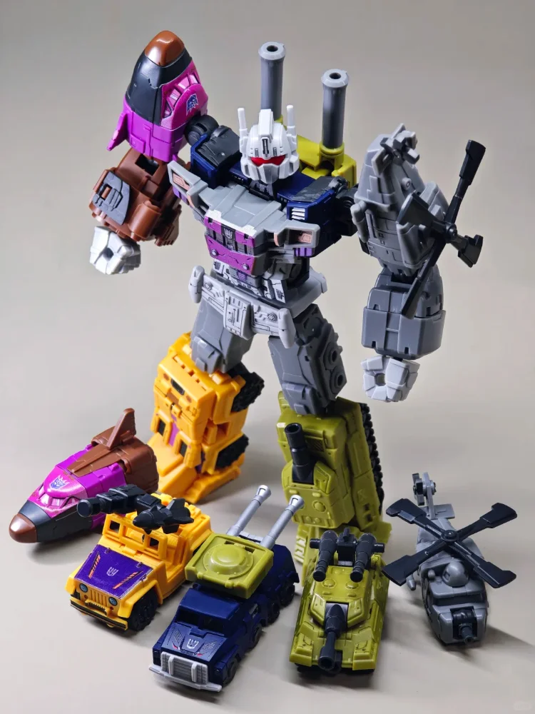 En stock, figurine d'action Transformers Blokees, Bruticus, pack d'extension, Combaticons, modèle assemblé et articulé, cadeau