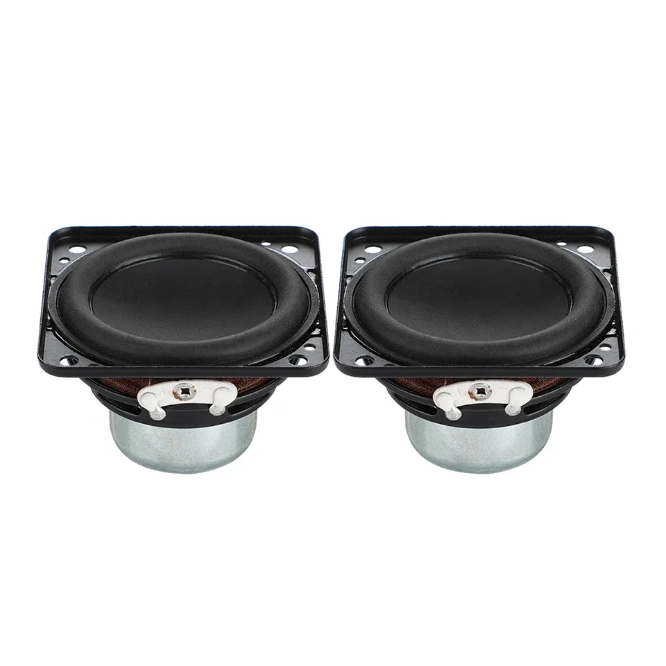 2Pcs 2 Inch 4 Ohm 6W Full Range Audio Speaker 52mm Neodymium Magnetic DIY Bluetooth Home Amp Speakers Hifi Sound Stereo