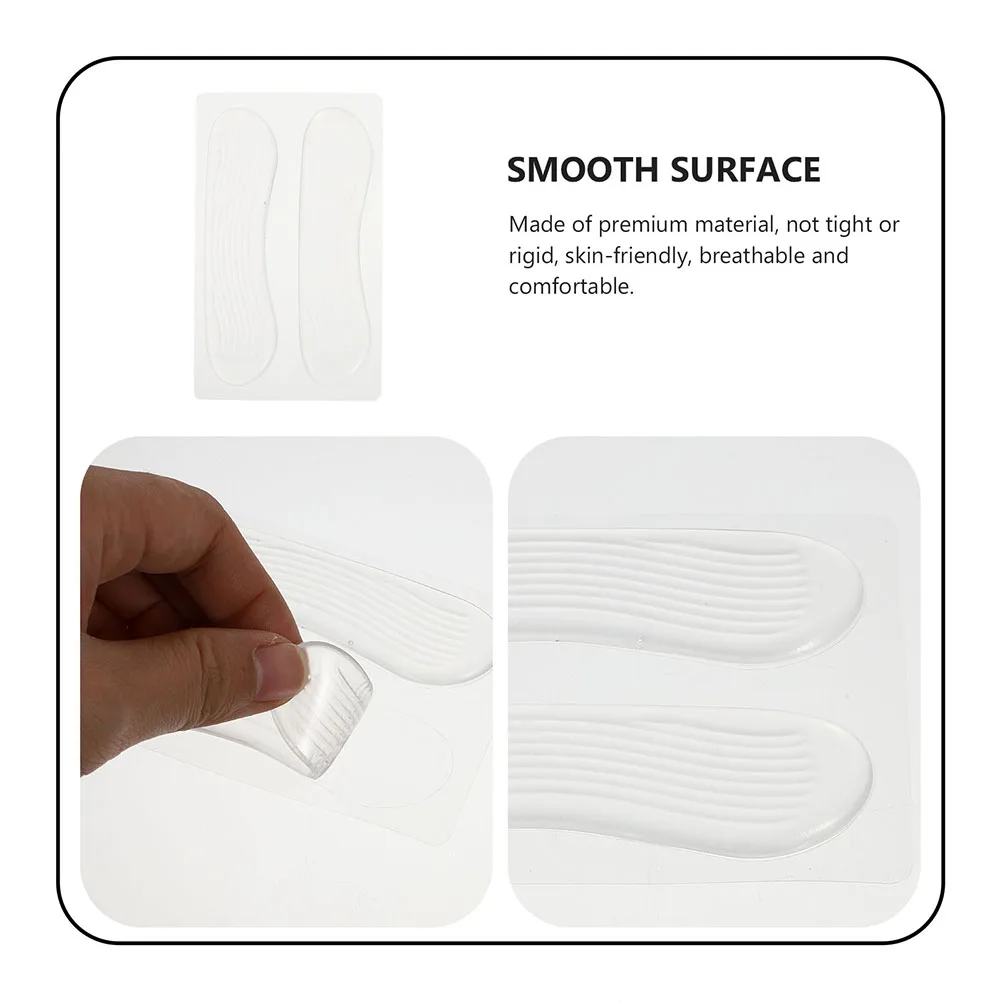 

Anti-wear Heel Stickers Transparent Gel Liners for Shoes Prevent Blisters Slip-resistant Heel Cushions Foot Care Tools