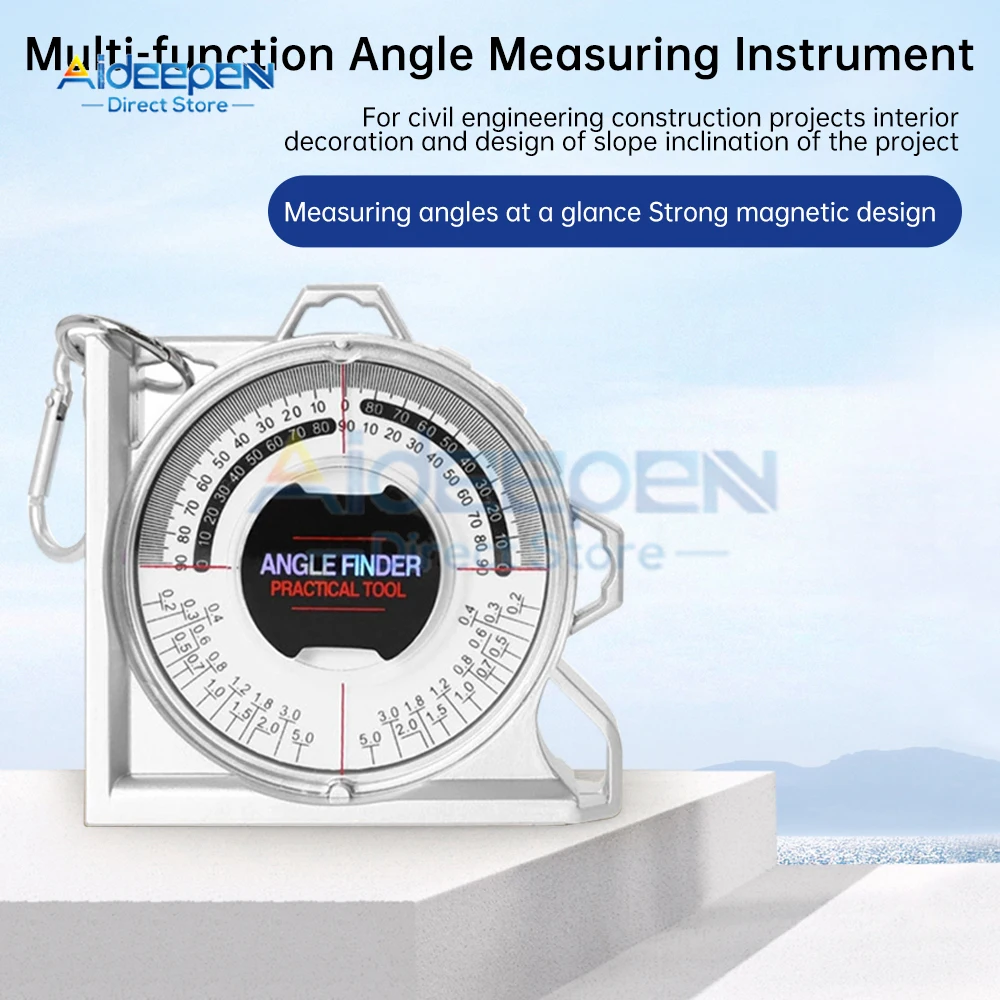 1Pcs Digital Protractor Inclinometer Level Goniometer Measuring Inclinometer Magnet 90 Degree Gauge Digital Display Inclinometer