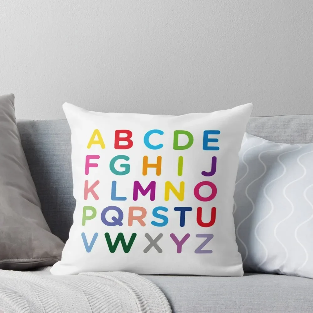 

uppercase alphabets Throw Pillow Cusions Cover Rectangular Cushion Cover Couch Cushions Cushion Cover Luxury