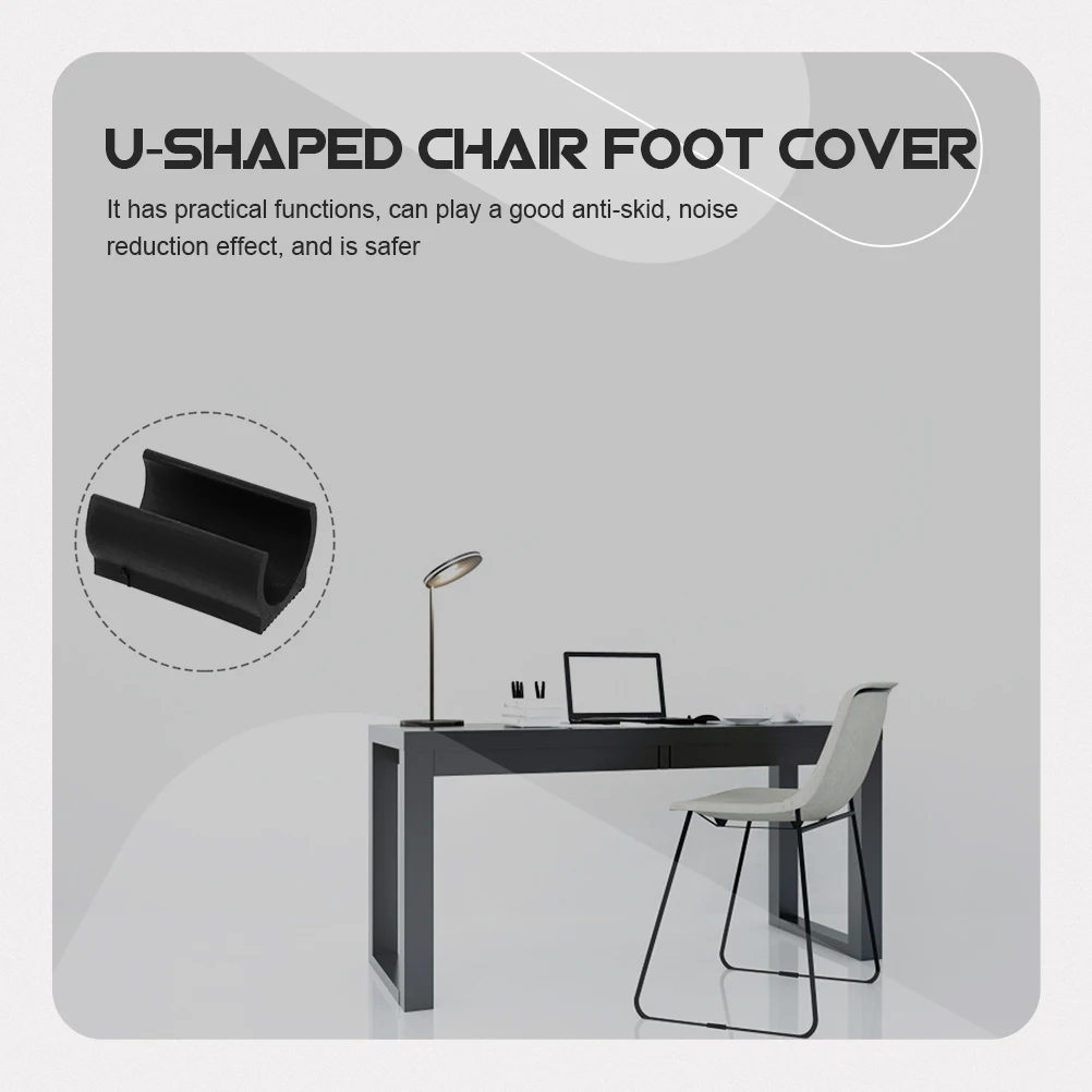 

Anti S Chair Leg Protectors Non Slip niture Foot Pads U Shaped Plastic Chair Feet Covers For Trampolines Tables Desk