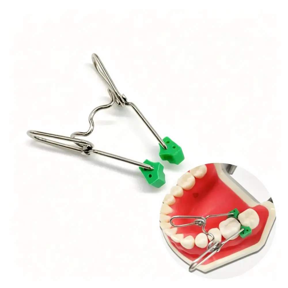 1Pc Stainless Steel Dental Matrix Retainer Reusable Matrix Spring Clip for Teeth Replacement Dental Restoration Tools