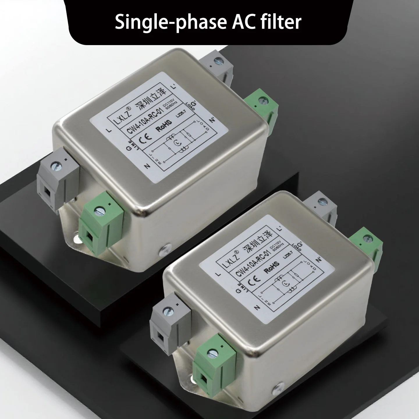 CW4 / CW4L2-RC-01 Single-phase DC Power Supply Filter 110V Anti-interference
