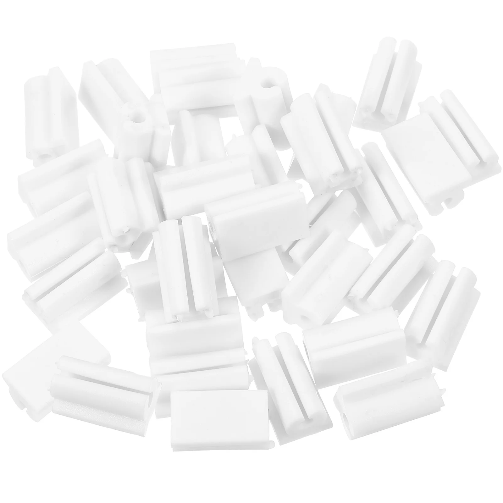 

50pcs Anti-Slip Floor Protectors For Chairs U-Shaped Plastic Chair Leg Tips 3-4Mm Opening Durable Furniture Sliders Hardwood