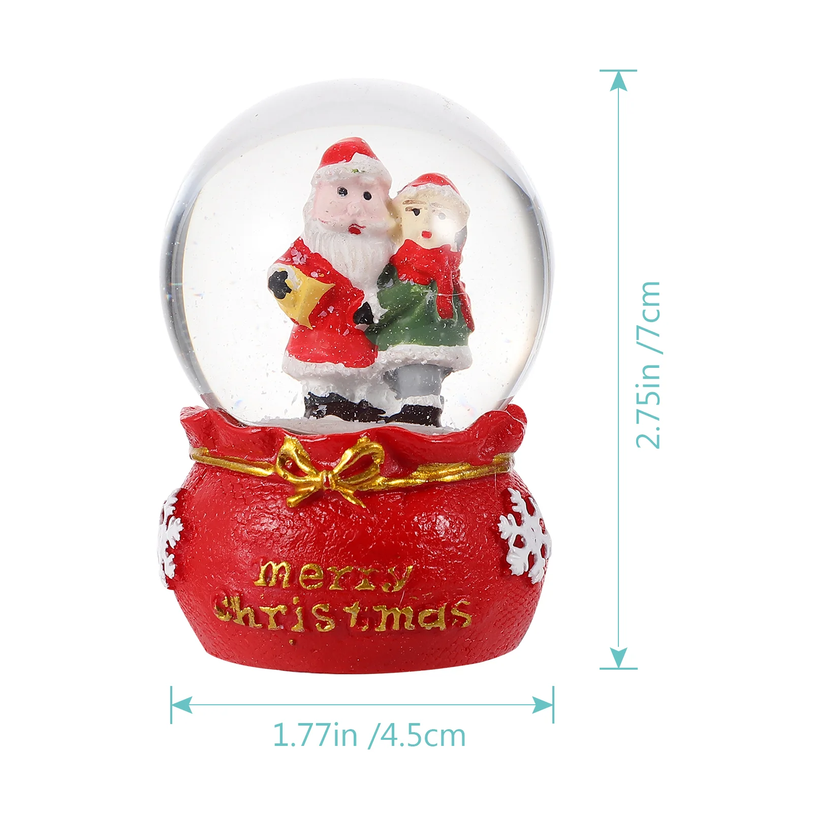 樹脂製の本棚の装飾,クリスマスの装飾,クリスタルボール,休日の装飾,繊細なクリスマスギフト,パーティーの装飾