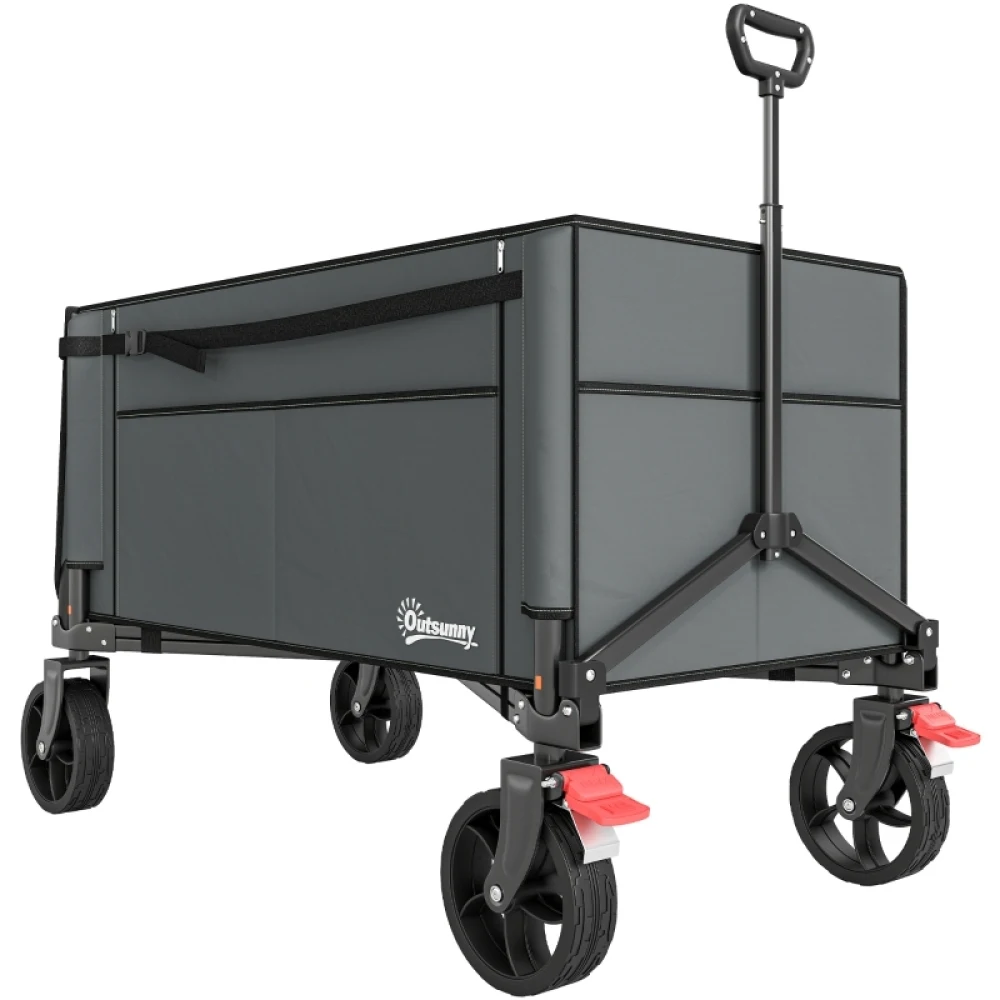 Collapsible Folding Trolley Cart with Wheels