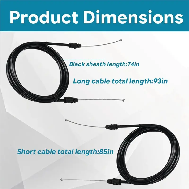 A7THK-Long Steering Cable Set Long Steering Cable For Motorguide X3